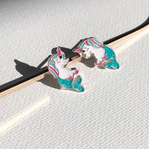 Unicorn mermaid earrings
